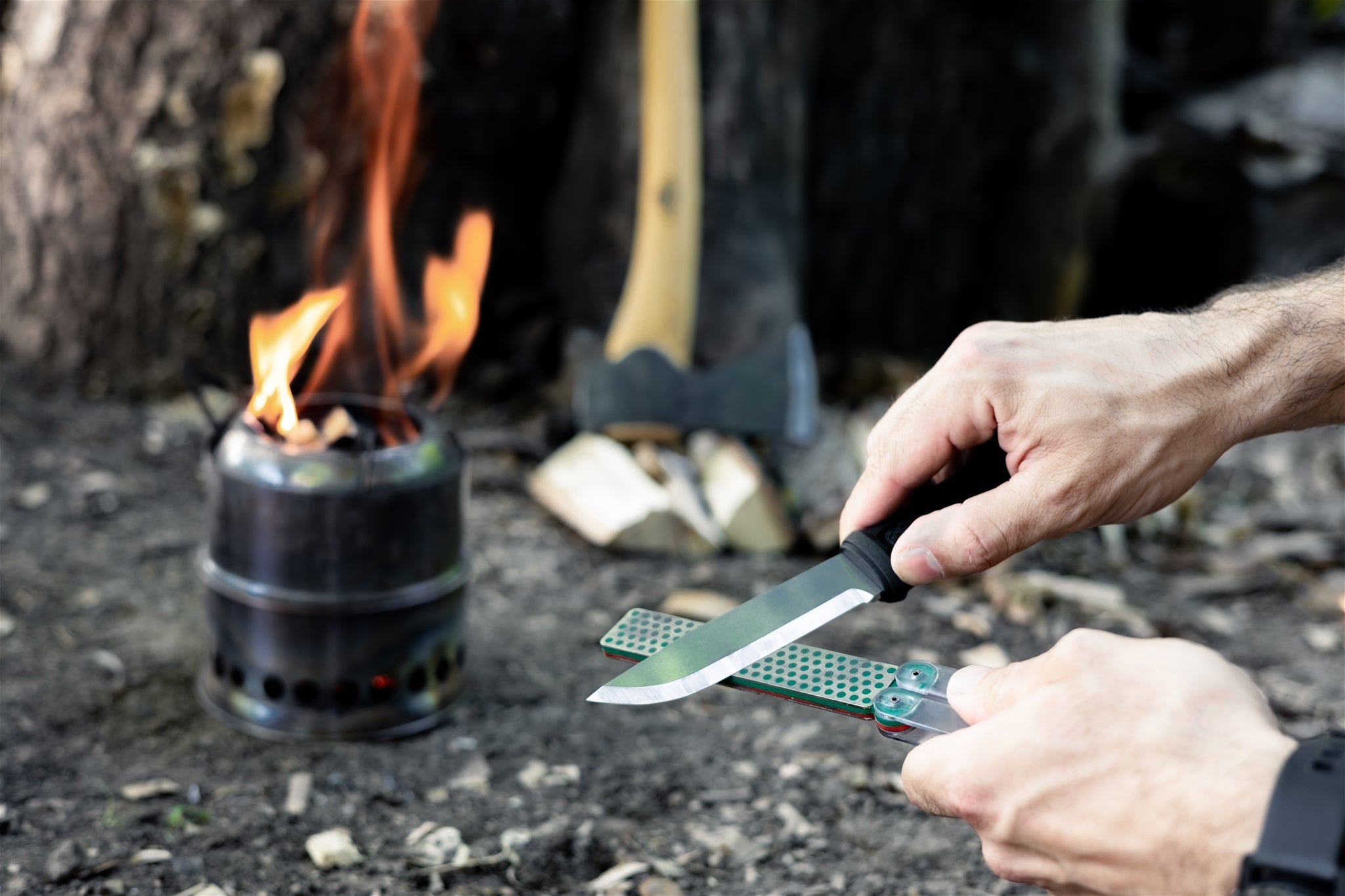 Outdoor Sharpening