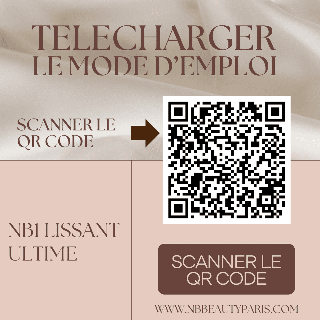 QR code Lissage brésilien kératine professionnel NB1 de NB Beauty Paris