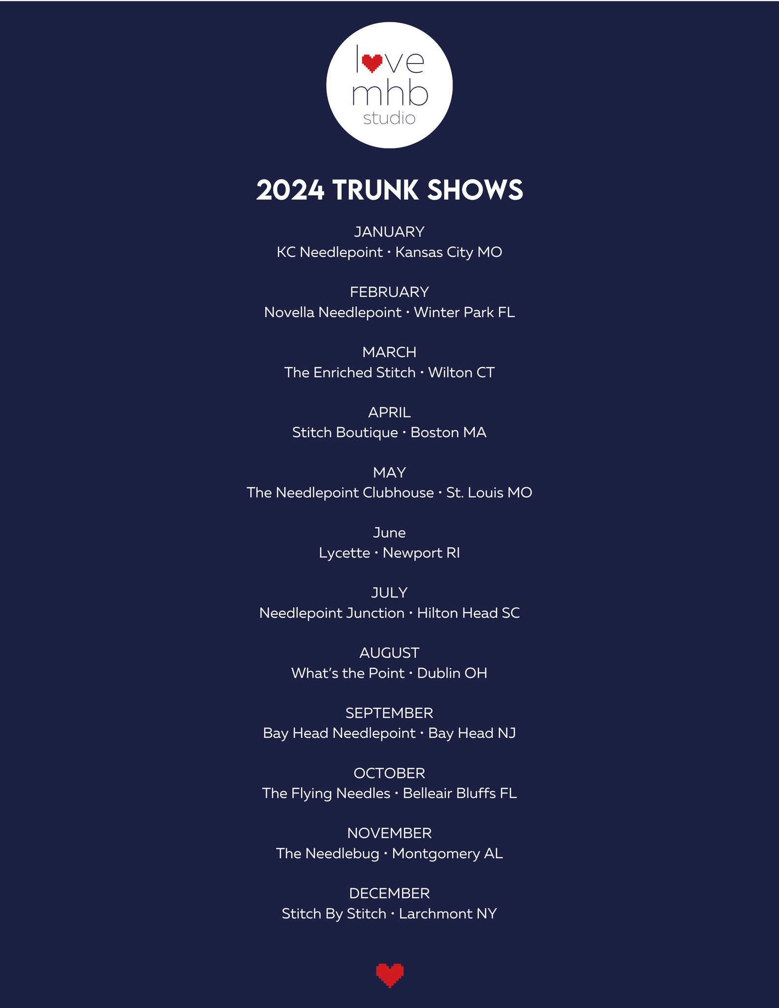 2024 trunk shows