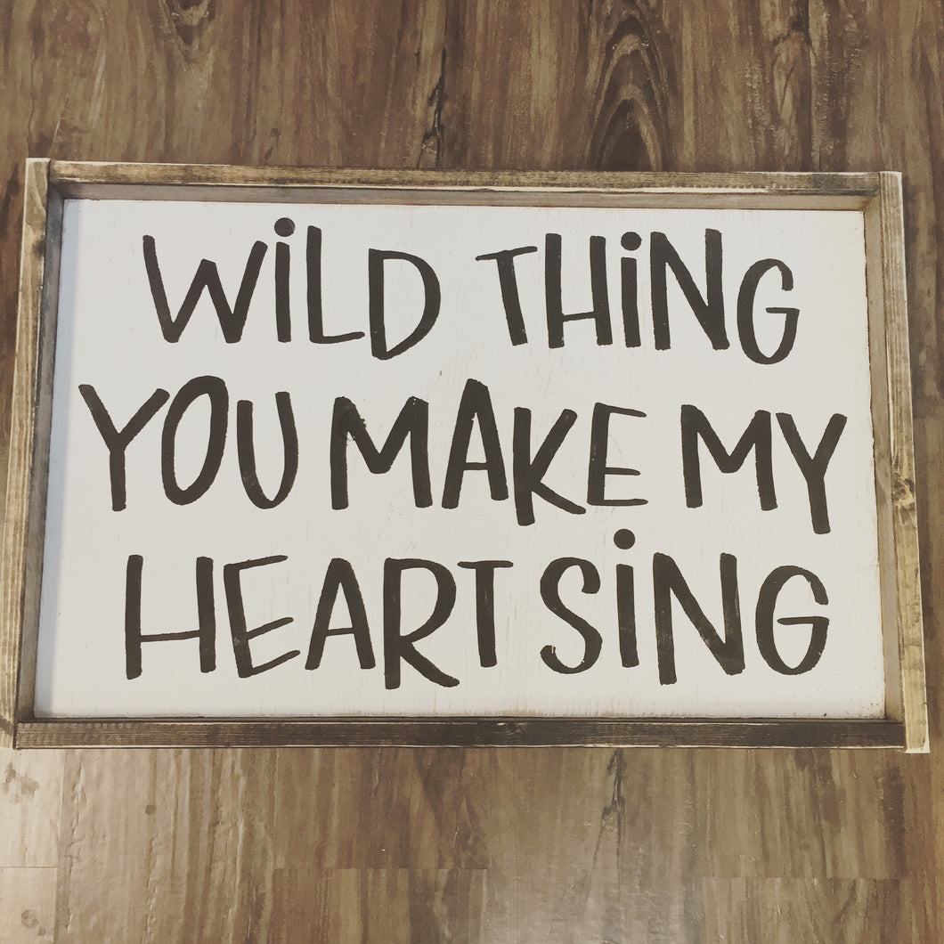 wild thing u make my heart sing.. lyrics