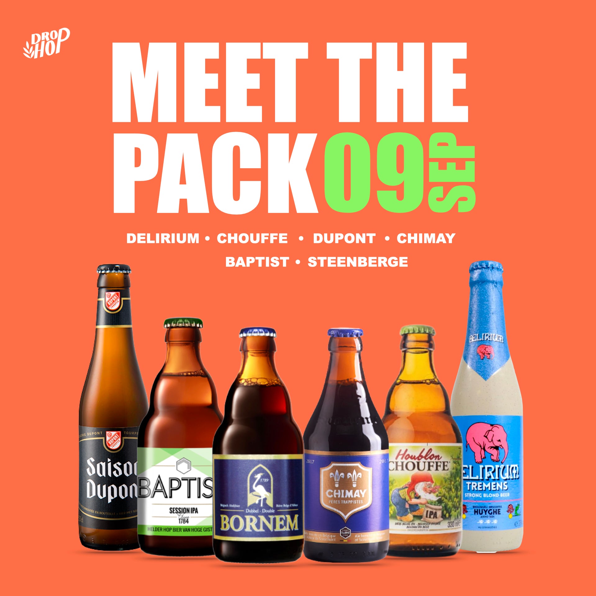 pack de setembro de cervejas artesanais belgas