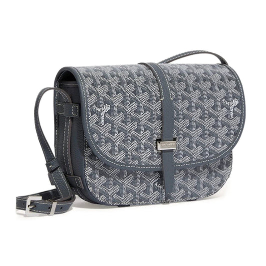 Goyard Belvedere PM Sky Blue in Canvas/Cowhide with Palladium-tone - US