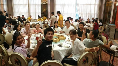Jackie's family & team
