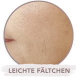 Leichte Fältchen