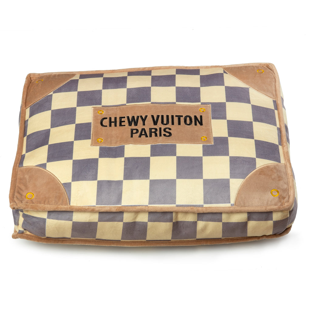 Checker Chewy Vuiton Bowl - 3 Sizes – Petshion Boutique