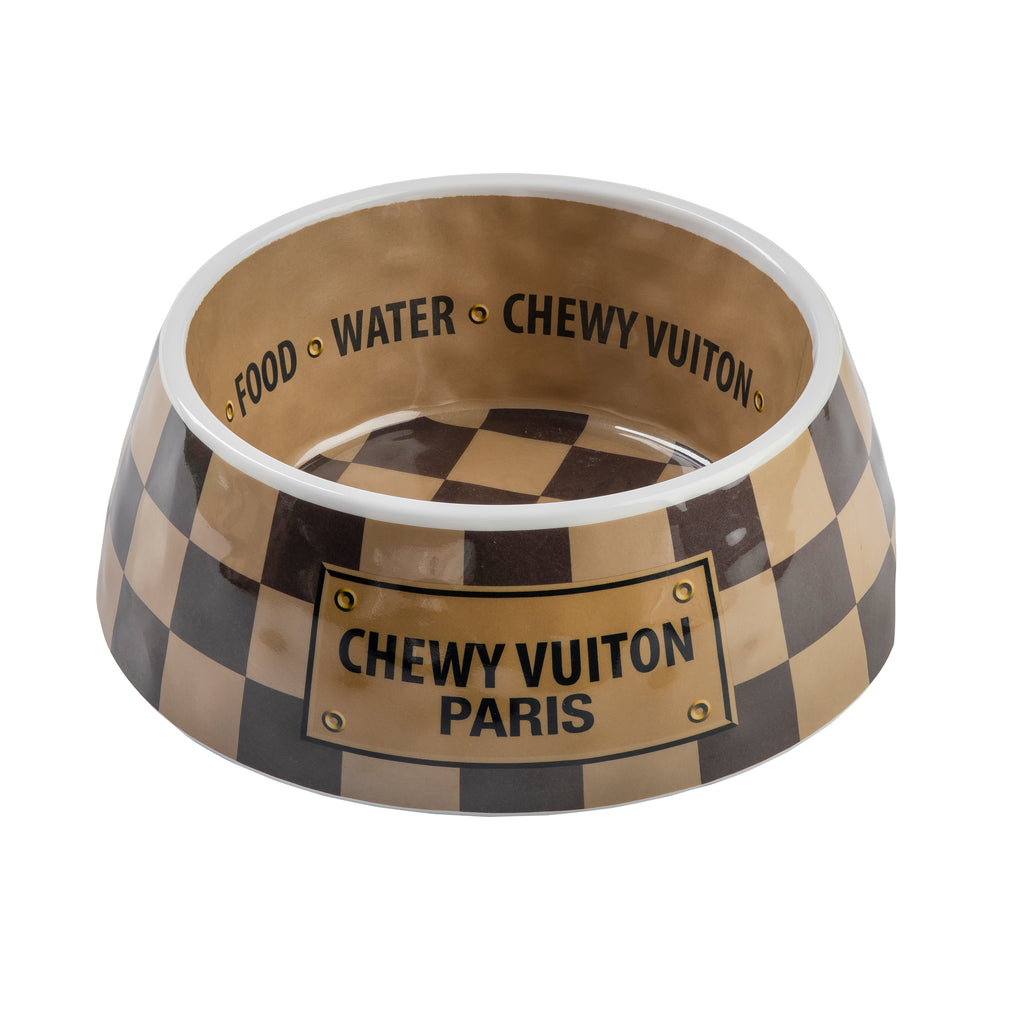 White Chewy Vuiton Ball – Southern Paws