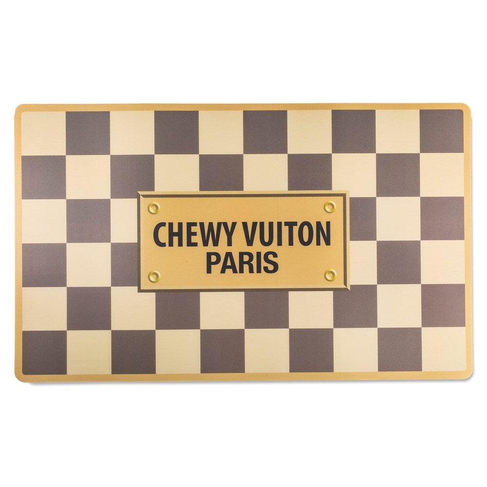 Luxury Paws: Parody Chewy Vuiton Designer Dog Bowls – Haute Diggity Dog