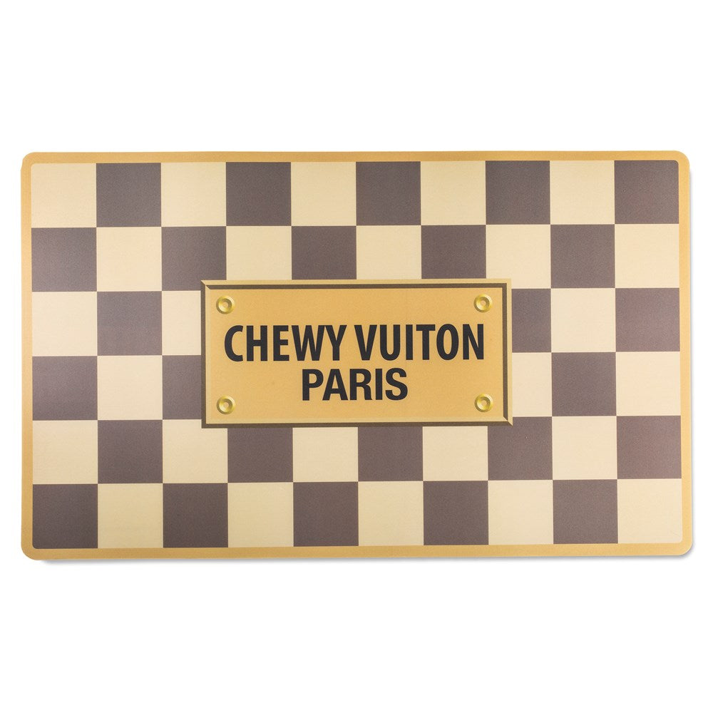 Luxury Paws: Parody Chewy Vuiton Designer Dog Bowls – Haute