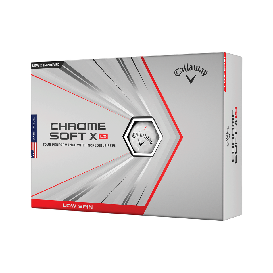 Callaway Chrome Soft X Ls Golf Balls White Golfdom