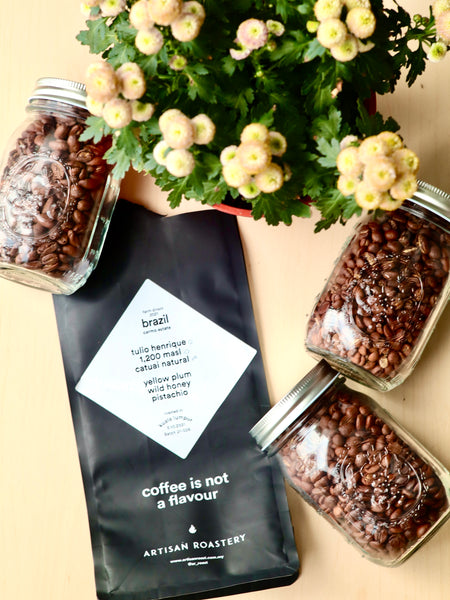 Split pack 1kg coffee beans 