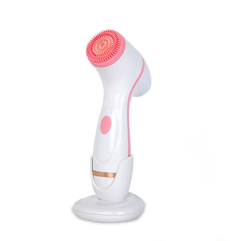 PureGlam 3-in-1 Sonic Cleansing Brush: Ultrasonic Cleanser, Face Massager, and Blackhead Remover