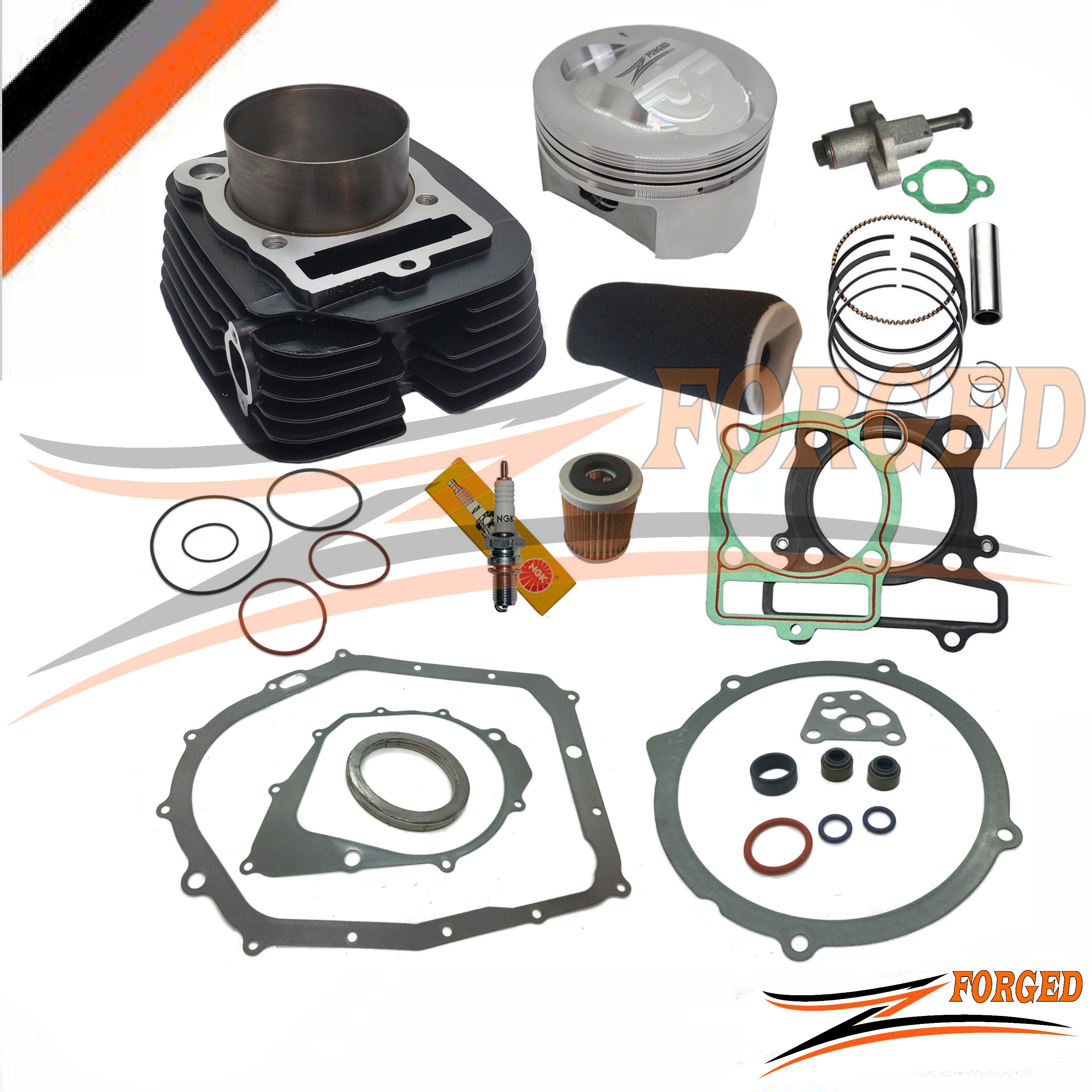 2004 - 2013 YAMAHA RAPTOR 350 FORGED BIG BORE KIT 366cc COMPLETE REBUILD SET