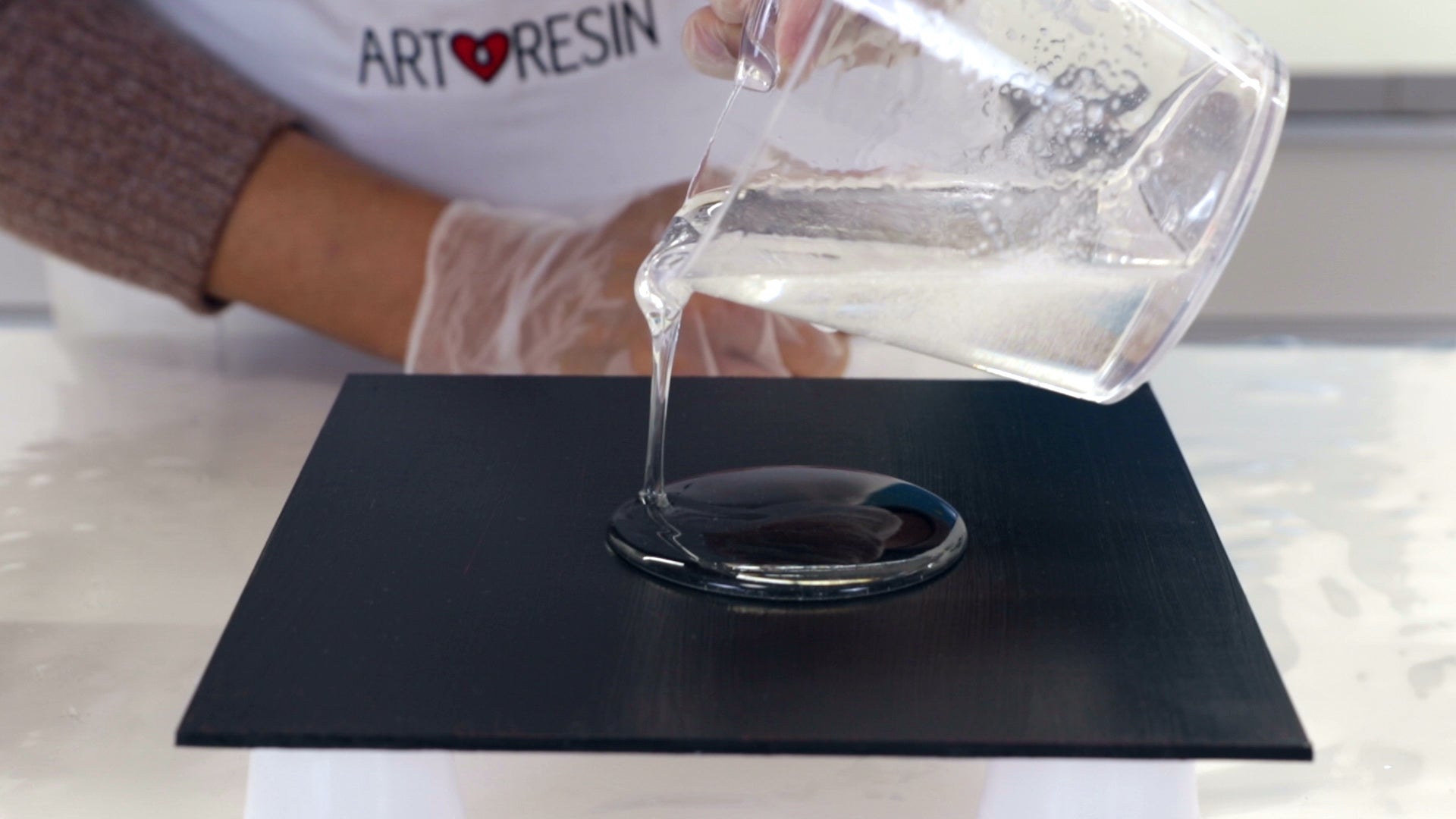 Tips To Prevent Resin Bubbles- Resin that is room temperature or slightly warmer is smooth