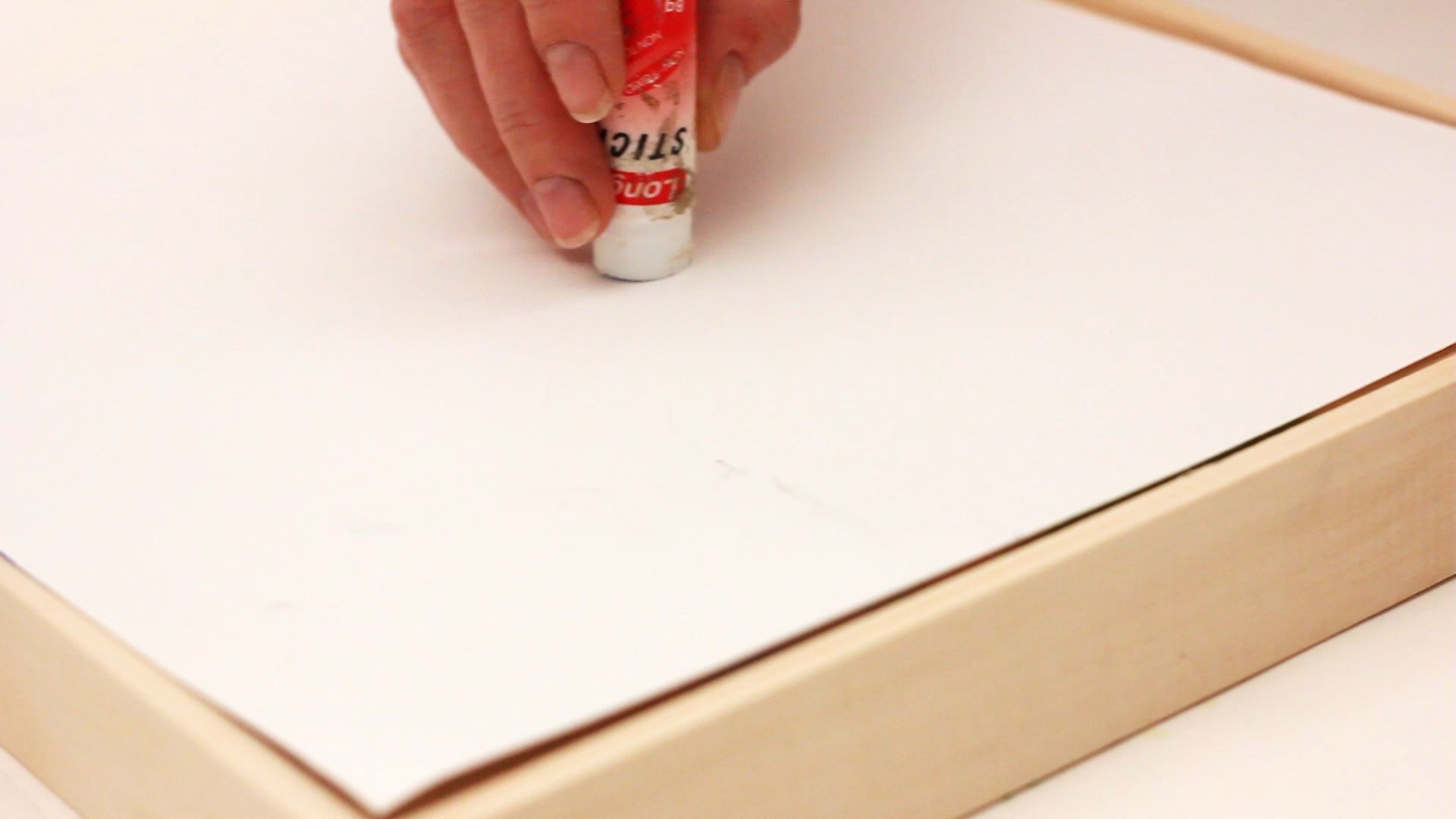 Resin Pencil Crayon- using either a glue stick or spray adhesive