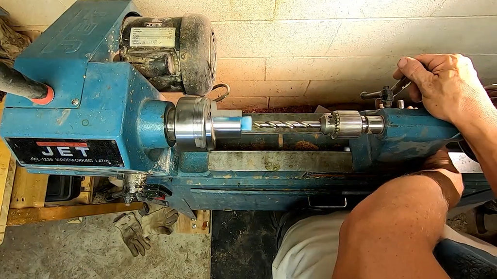 Make A Custom Resin Pen - Place the pen blank in a lathe or drill press
