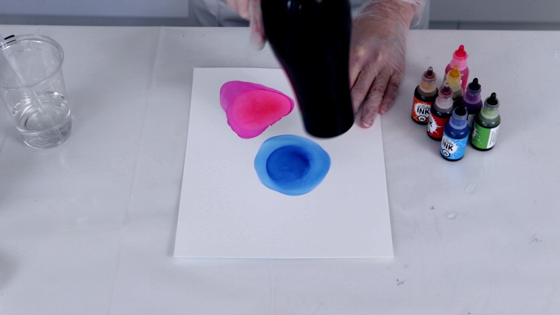 easy ways to apply alcohol ink to yupo paper