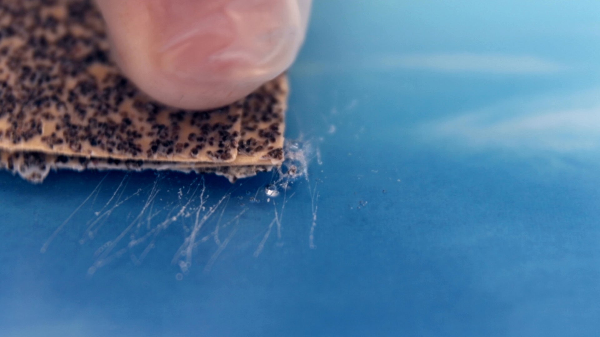 Tips To Prevent Resin Bubbles- sand the entire piece and use a coarse sandpaper