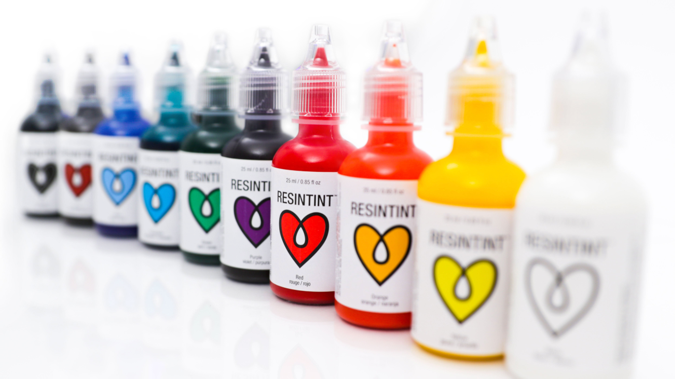ResinTint 101: ResinTint colors of your choice and shake well