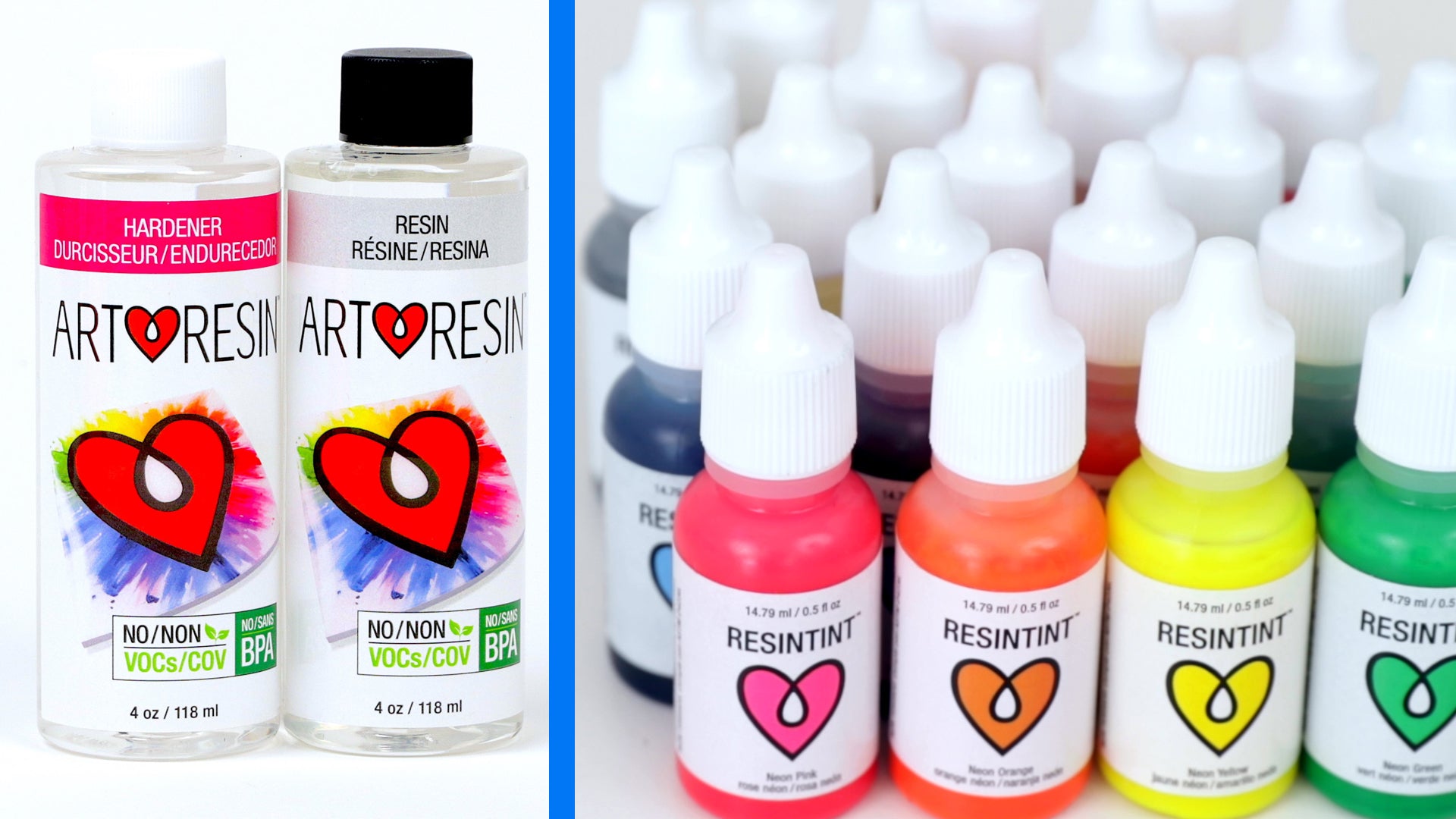 artresin and resintint to make resin molds