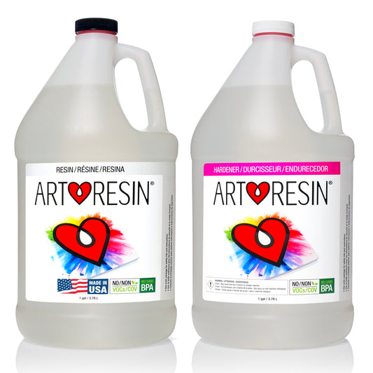 ArtResin Epoxy Resin, 1 Gallon Kit