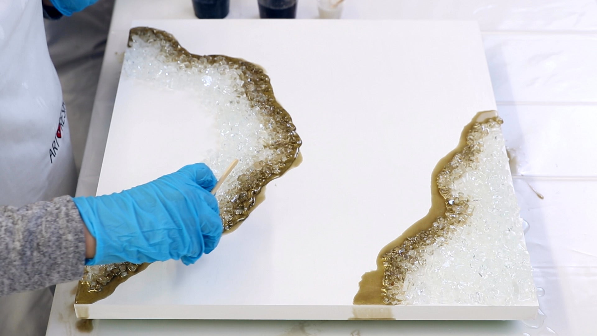 How To Make Resin Geode Art: Resin Geode Art Tutorial – Artresin