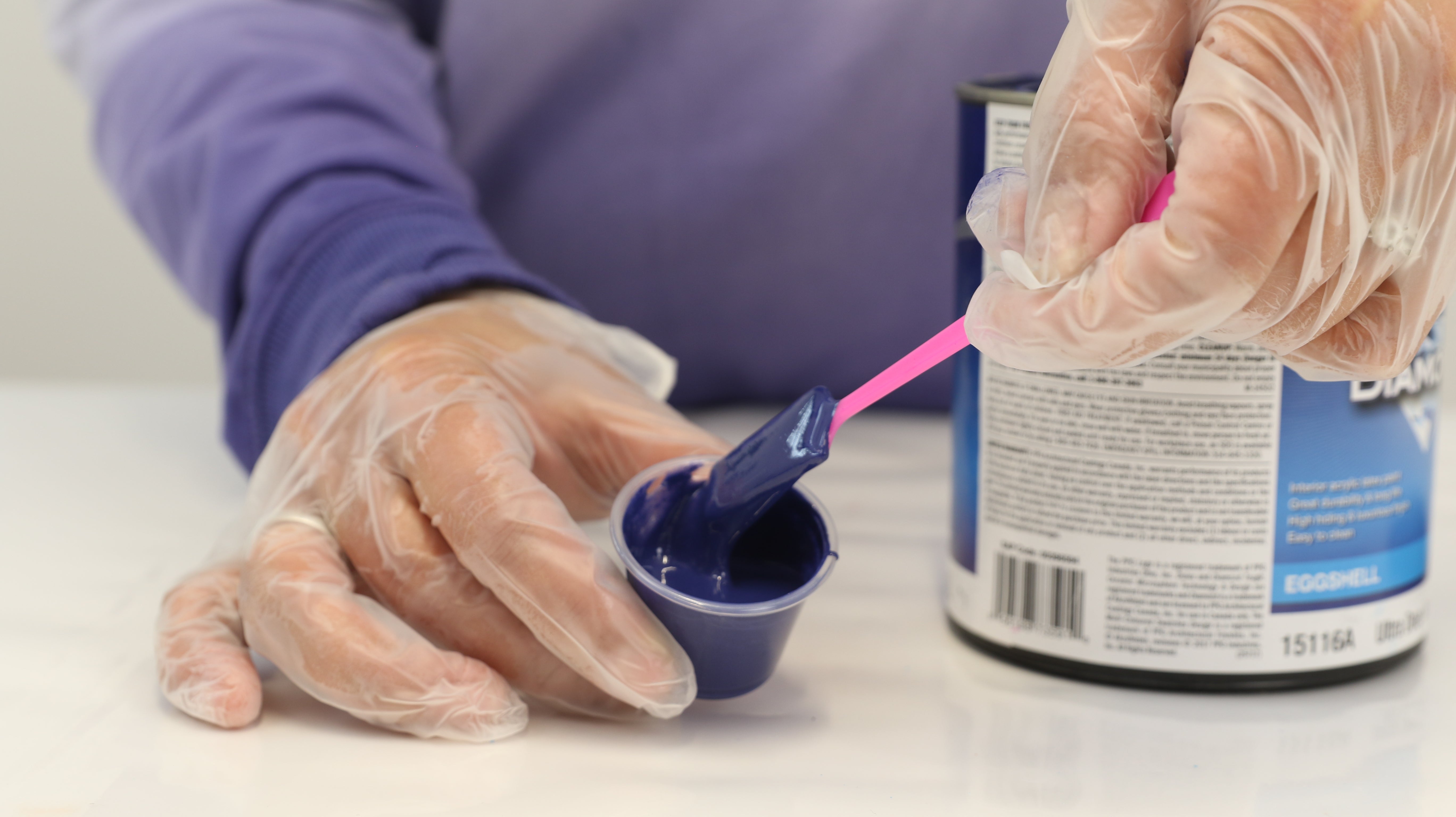 how to color clear epoxy resin - latex paint doesn't mix well into resin