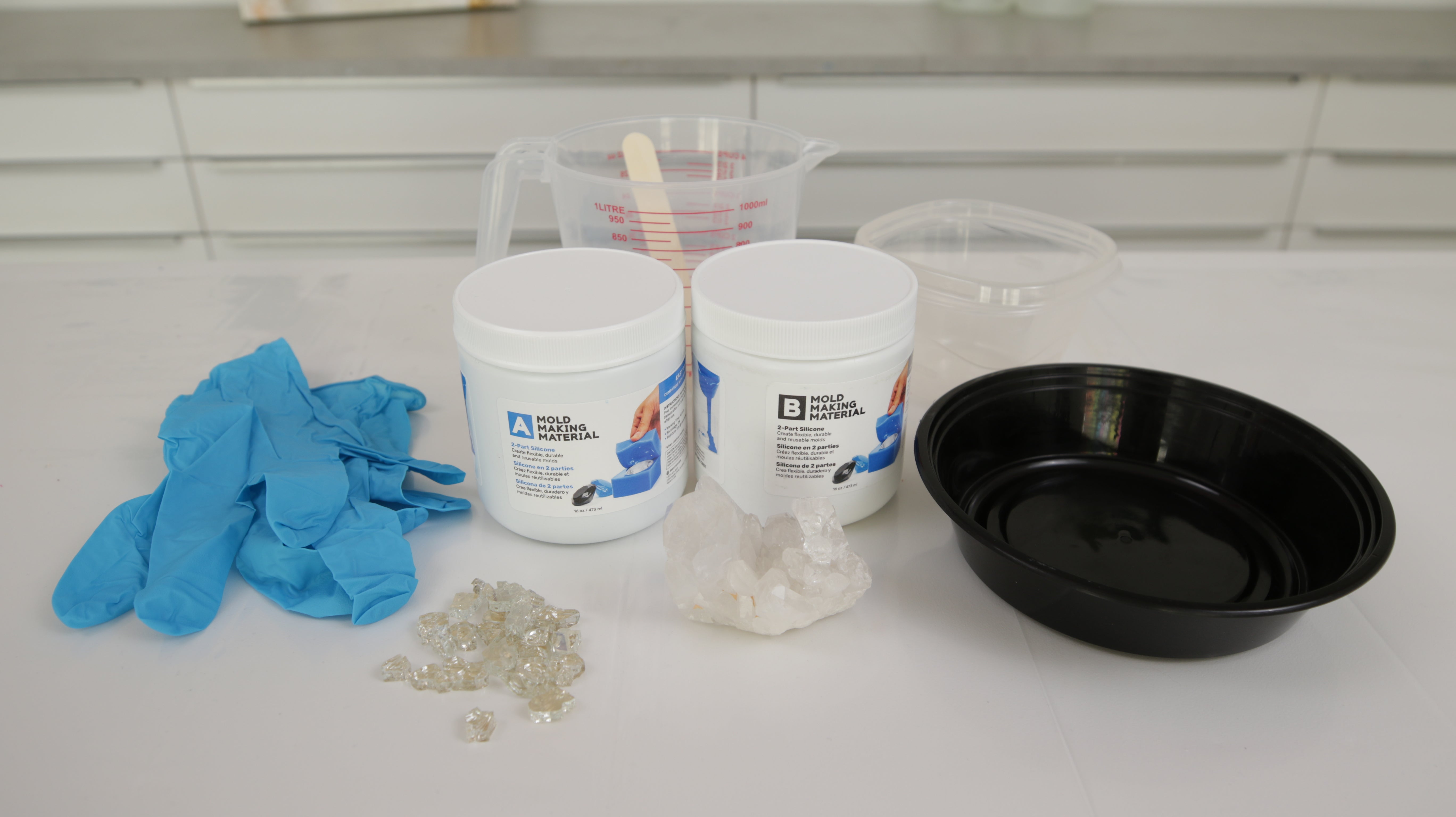 supplies you need to make your own resin crystal