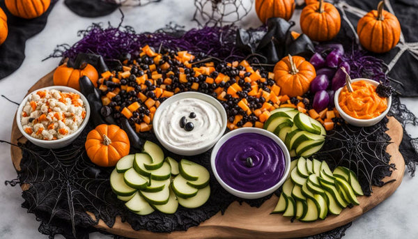 halloween vegetable platter