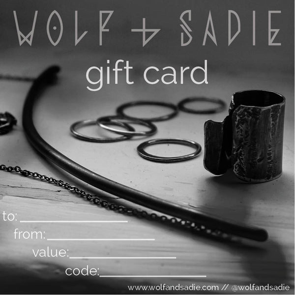 WOLF + SADIE GIFT CARD