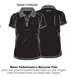 Coming soon! The Black Eco Polo