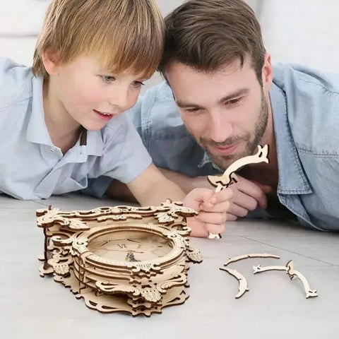 puzzle 3D horloge
