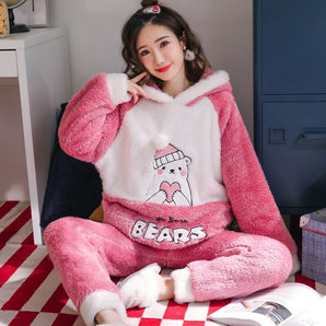 Pyjama Pilou Pilou Femme LAPIN ROSE