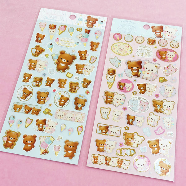 Korilakkuma Rilakkuma niconico Happy for you sticker set