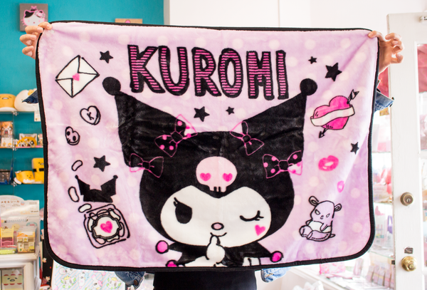 My Melody and Kuromi Sleepover Throw Blanket - ayanawebzine.com