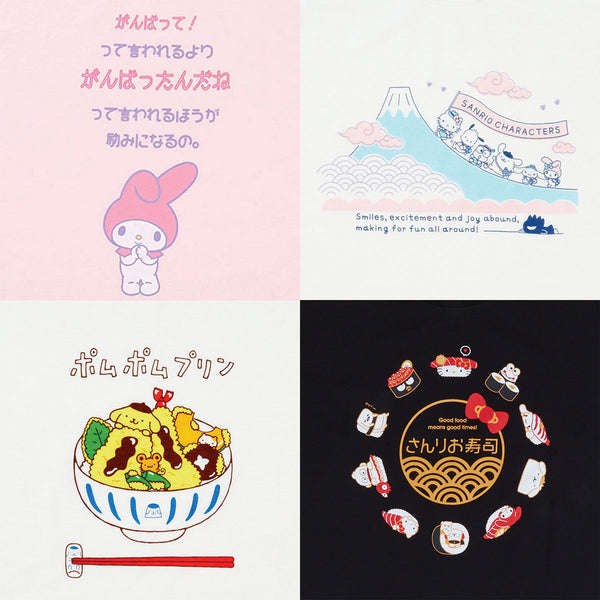 Mt. Fuji Limited Sanrio Pins Kitty My Melo Pom Purin Hangyodon