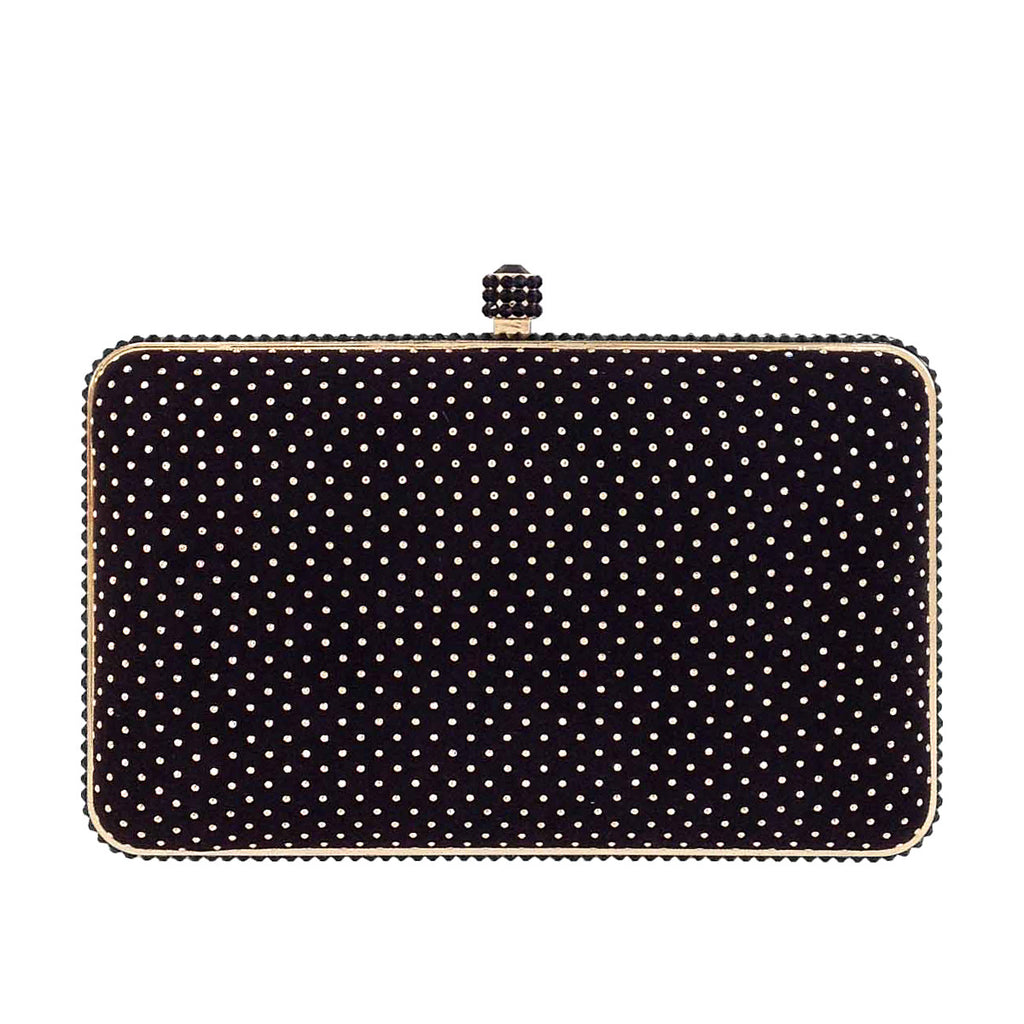 polka dot clutch