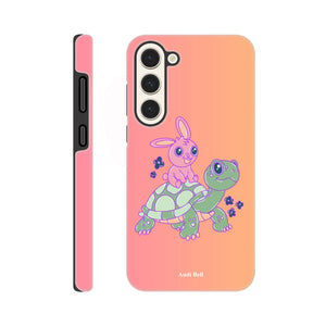 Phone Case (Samsung) - TURTLE RIDE by Audi Bell - HastyWords Art