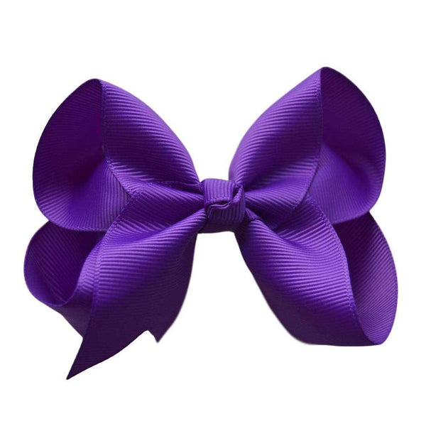 4 inch Solid Color Boutique Hair Bows – The Solid Bow