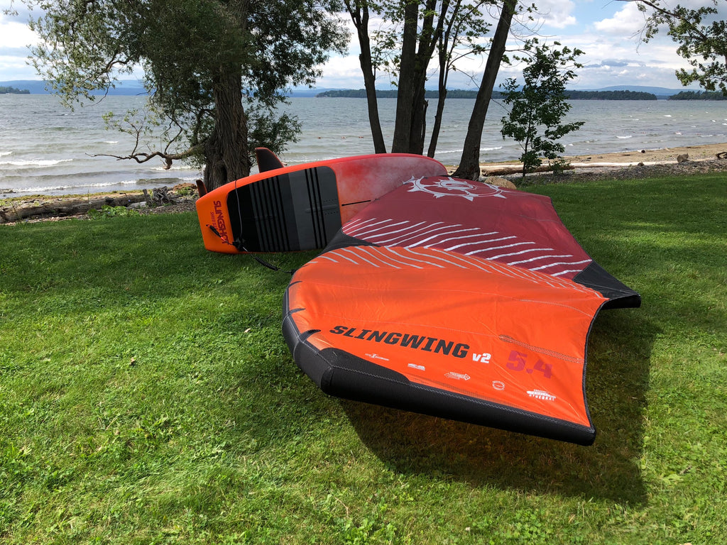 Slingshot Shred Sled + Wing On Beach