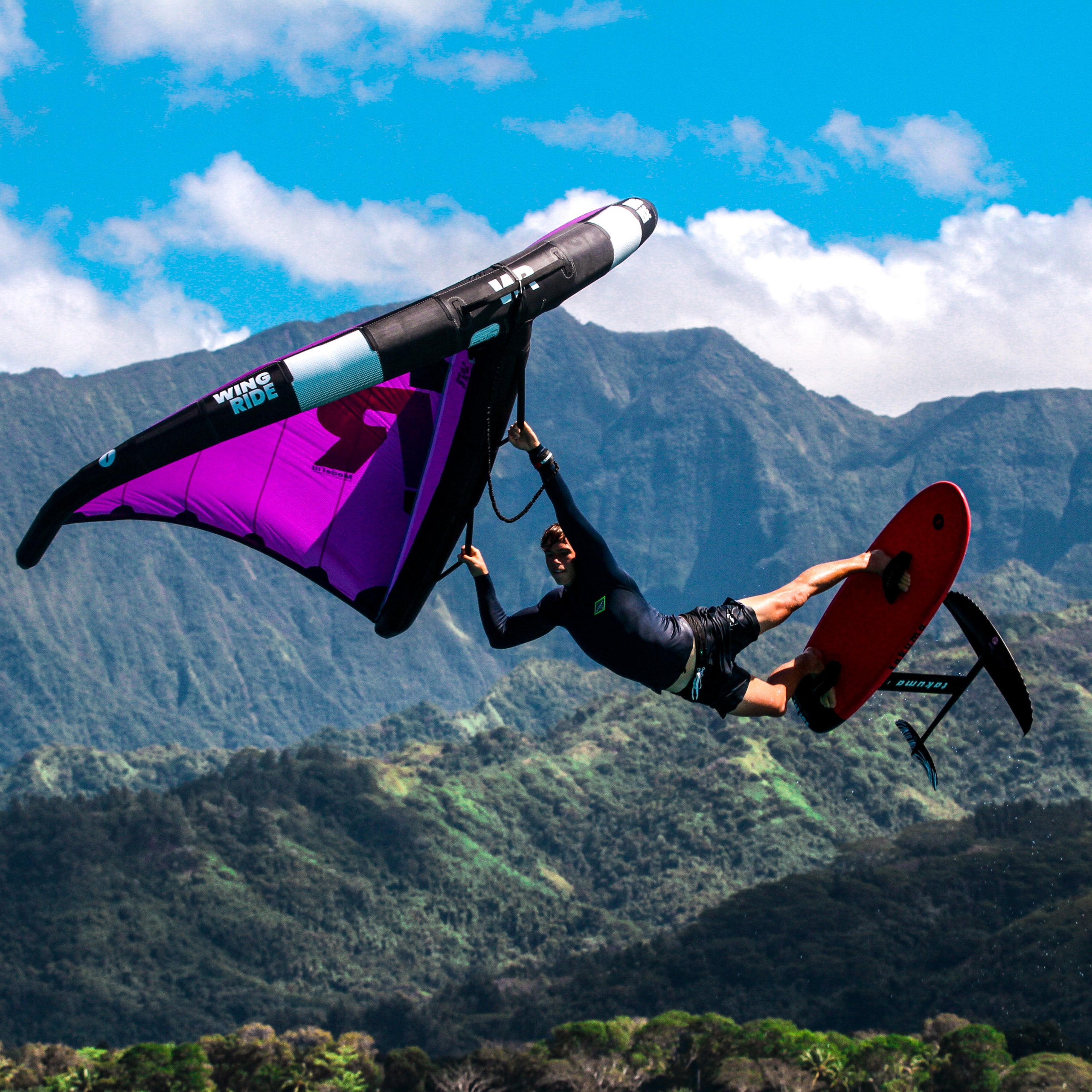 Takuma Kujira Wingsurf Jump