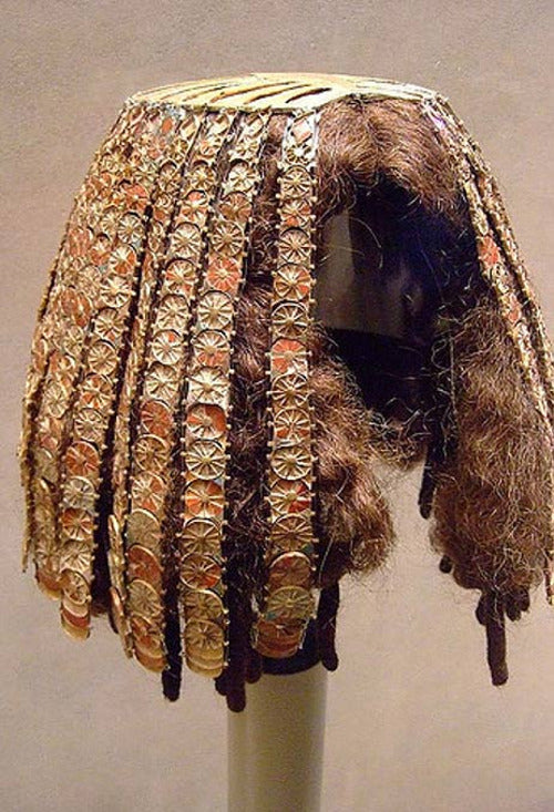 Ancient Egyptian Wig and Headdress