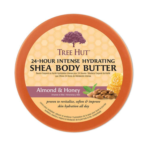 Tree Hut 24 Hour Intense Hydrating Shea Body Butter Almond & Honey 