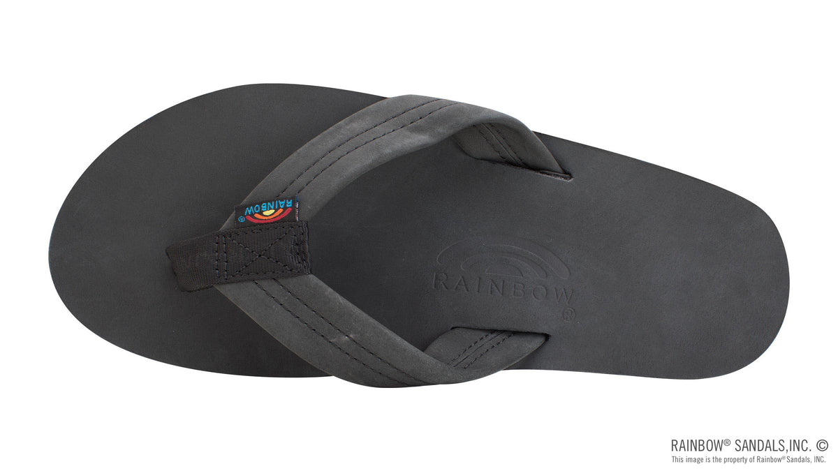 Rainbow Sandals Men's Single Layer Premier Leather with Arch Support 1 ...