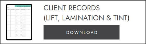 Client Records - Lift - Lamination - Tint - Free Download