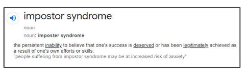 Imposter Syndrome Definition