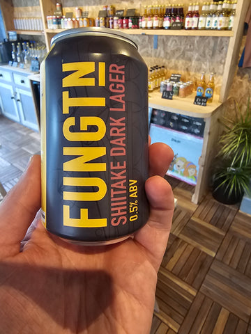 Shitake non-alcoholic Dark Lager by Fungtn