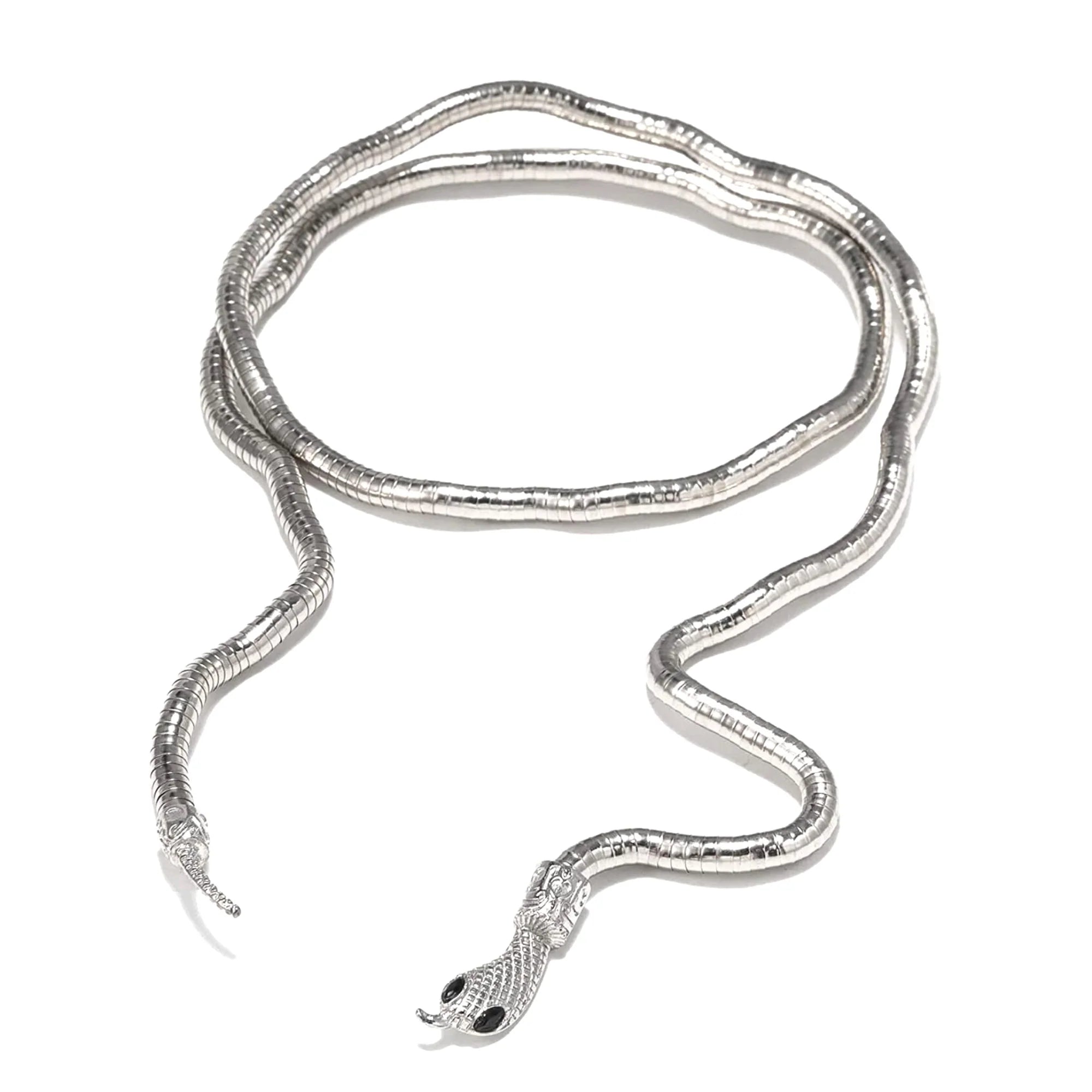 Snake Chain Necklace - Silver – EDGE of EMBER