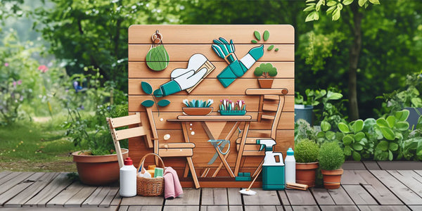 Nettoyer un salon de jardin en bois