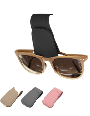Ompellus Magnetic Leather Sunglass Holder