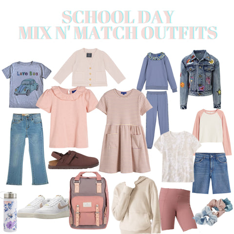 Mix and match back-to-school outfits